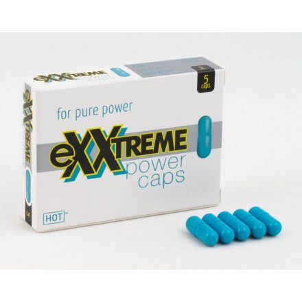 eXXtreme power caps étrend-kiegészítő kapszulaB6 és B12 vitaminokkal. 1 x 5 darab