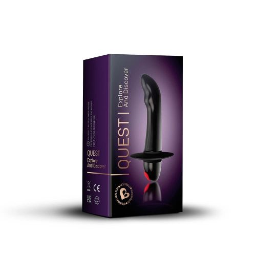 Rocks-Off Quest – fekete prosztata vibrátor