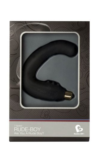 Rocks-Off Rude-Boy 7 – fekete prosztata vibrátor