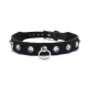 Devil Sticks Crystal Collar Light Blue - Fetish nyakörv