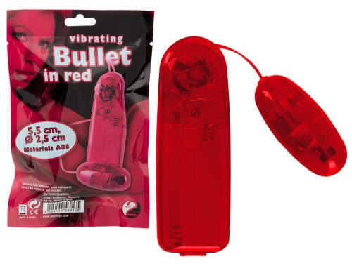 You2Toys Vibrating Bullet Red mini vibrátor