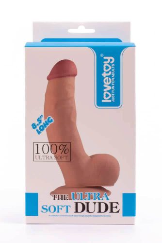 The Ultra Soft Dude 21,5 cm-es extra puha élethű dildó