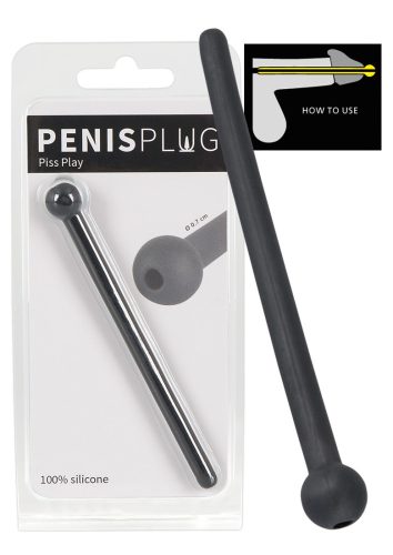 You2Toys Penis Plug Piss Play Black – Fetish pénisz dugó