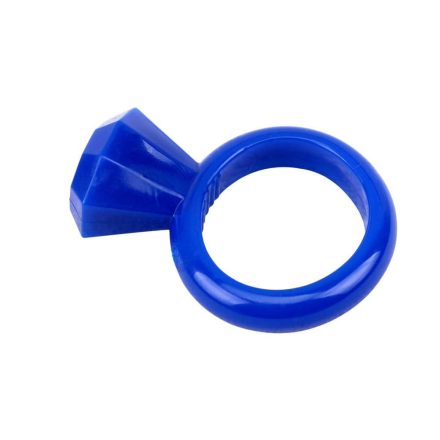 Diamondd Cock Ring Blue