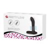 Pretty Love Anal Stimulator with Rolling Beads – fekete anál vibrátor