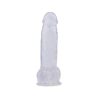 Chisa Novelties 7.0 Inch Dildo- Clear
