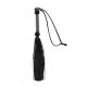 Guilty Pleasure GP Silicone Flogger Whip Black - Szilikon ostor, fekete