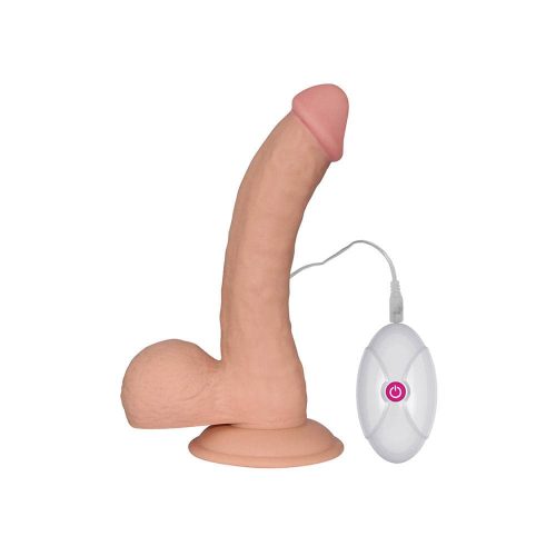 Lovetoy Ultra Soft Dude – vibrációs élethű dildó