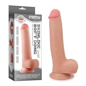   8" Skinlike Soft Dong – Valósághű, puha tapintású dildó (20 cm)