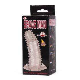 Joy Brave Man Penis Sleeve Clear