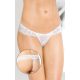 Softline Női tanga fehérnemű G-string 2443 - fehér S/M
