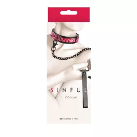 NS Toys Sinful 1″ Collar – Rózsaszín Széles Nyakpánt