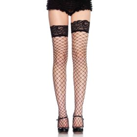   Leg Avenue 729037 FENCE NET harisnya W/ Csipke TOP O/S fekete