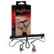Orion - Bad Kitty Bad Kitty String with Clamps – Fetish string és csipeszek