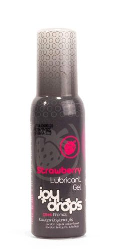 JoyDrops Strawberry Personal sikosító Gel - 100ml