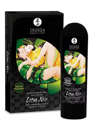 Shunga Lotus Clit Noir Stimuláló Pároknak 60ml