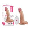 Lovetoy Ultra Soft Dude – vibrációs realisztikus dildó (Flesh)
