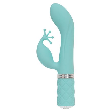 Pillow Talk - Kinky Rabbit & G-Spot Vibrator Teal blue
