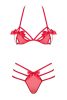 Obsessive - Giftella 2 részes fehérnemű együttes S/M piros