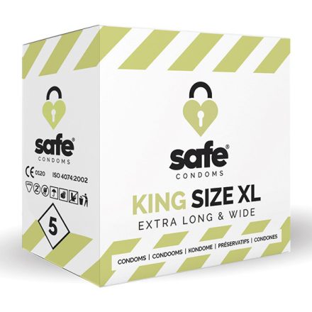 SAFE - Condoms - King Size XL 5 darab