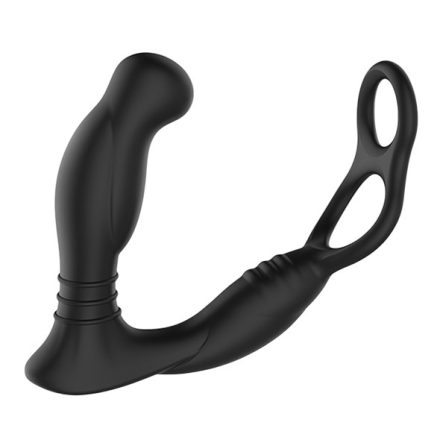 Nexus - Simul8 Vibrating Dual Motor Anal Cock and Ball Toy black