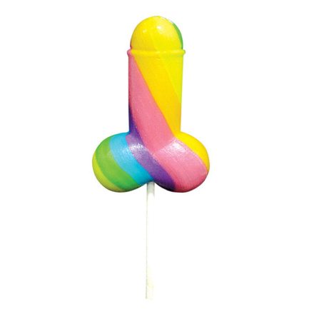 Rainbow Cock Pops Pénisz Formájú Nyalóka