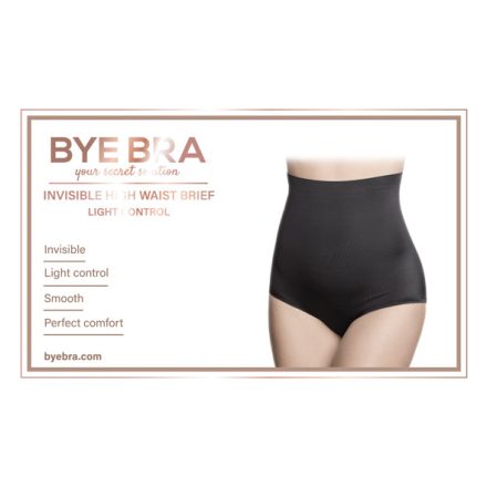 Bye Bra - Padded Panties High Waist alakformáló női alsónemű L fekete