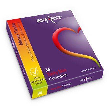 MoreAmore - Condom Tasty Skin 36 pcs