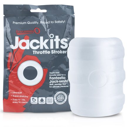 The Screaming O - Jackits Throttle Stroker Opaque clear