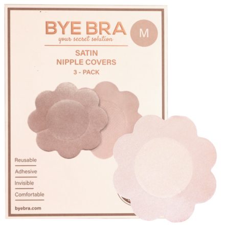 Bye Bra - Silk Nipple Covers mellbimbó tapasz 3 pár nude