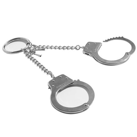 S&M - Ring Metal Handcuffs silver