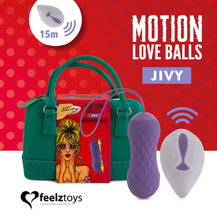 FeelzToys - Remote Controlled Motion Love Balls Jivy purple