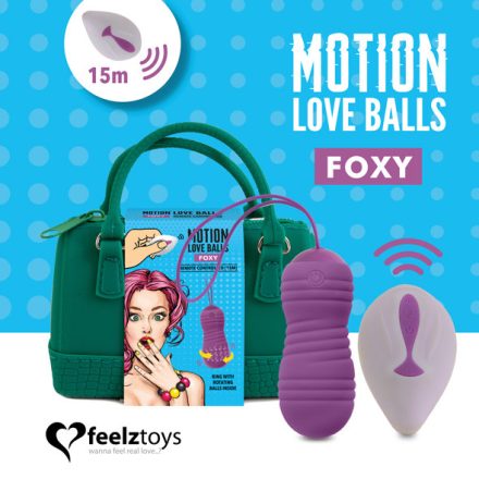 FeelzToys - Remote Controlled Motion Love Balls Foxy purple