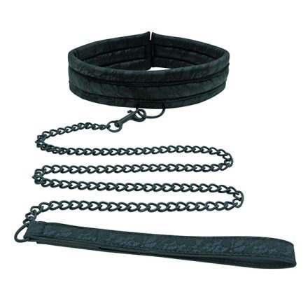 Sportsheets - Sincerely Lace Collar and Leash black