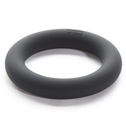 Fifty Shades ofGrey - Silicone Cock Ring Black