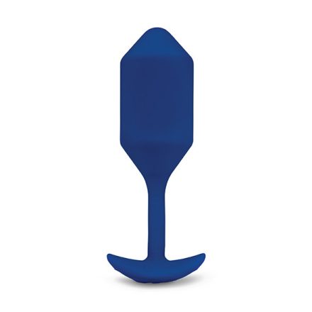 B-Vibe - Vibrating Snug Plug XL blue