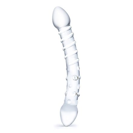Glas - Double Trouble Glass Dildo clear
