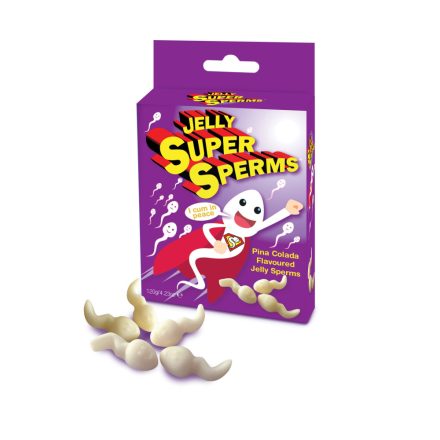 Jelly Super Sperms Pina Colada gumicukor
