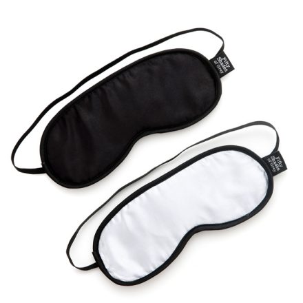 Fifty Shades ofGrey - Soft Blindfold Twin Pack black/white