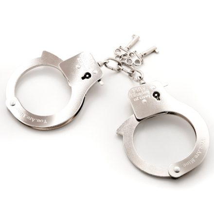Fifty Shades ofGrey - Metal Handcuffs silver