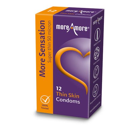 MoreAmore - Condom Thin Skin 12 pcs