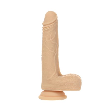 Naked Addiction – 7.5 Inch Rotating & Thrusting & Vibrating Dong with Remot