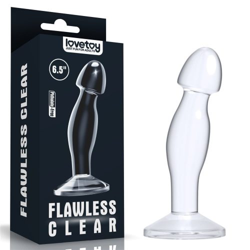 Lovetoy Flawless Clear – 6.5" prosztata plug