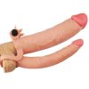 Lovetoy Add 3" Vibrating Double Penis Sleeve kétágu dildó