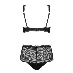   Obsessive Klarita 2 részes fehérnemű együttes L/XL fekete