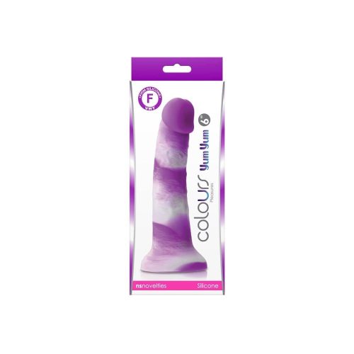 NS Toys Colours - Pleasures - Yum Yum  6" Dildo - Purple