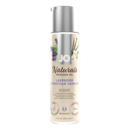 System JO – Naturals Massage Oil Lavender & Tahitian Vanilla 120 ml