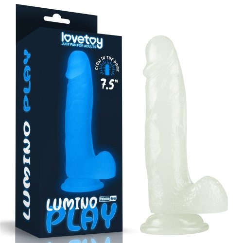 Sötétben világító Lumino Play dildo 7.5"