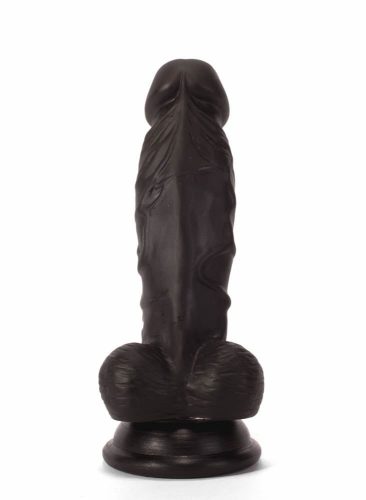 X-MEN 6.5" Dildo Colours Pleasure – Fekete dildó