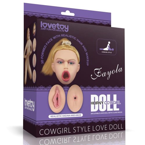 Lovetoy Cowgirl Style felfújható szexbaba, Flesh